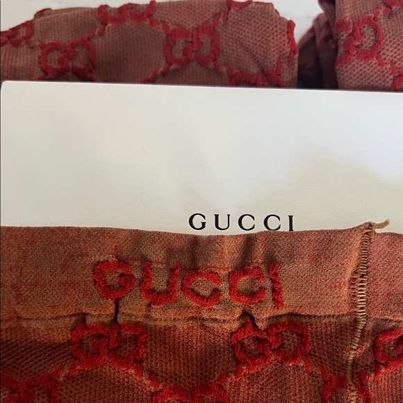 Gucci Red and nude woman’s tights - Picture 3 of 7